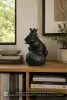 Artikelbild 1 des Artikels “Frog Prince sitting on ball, approx. 30cm height, cast stone, hollow, handcrafted & coloured “